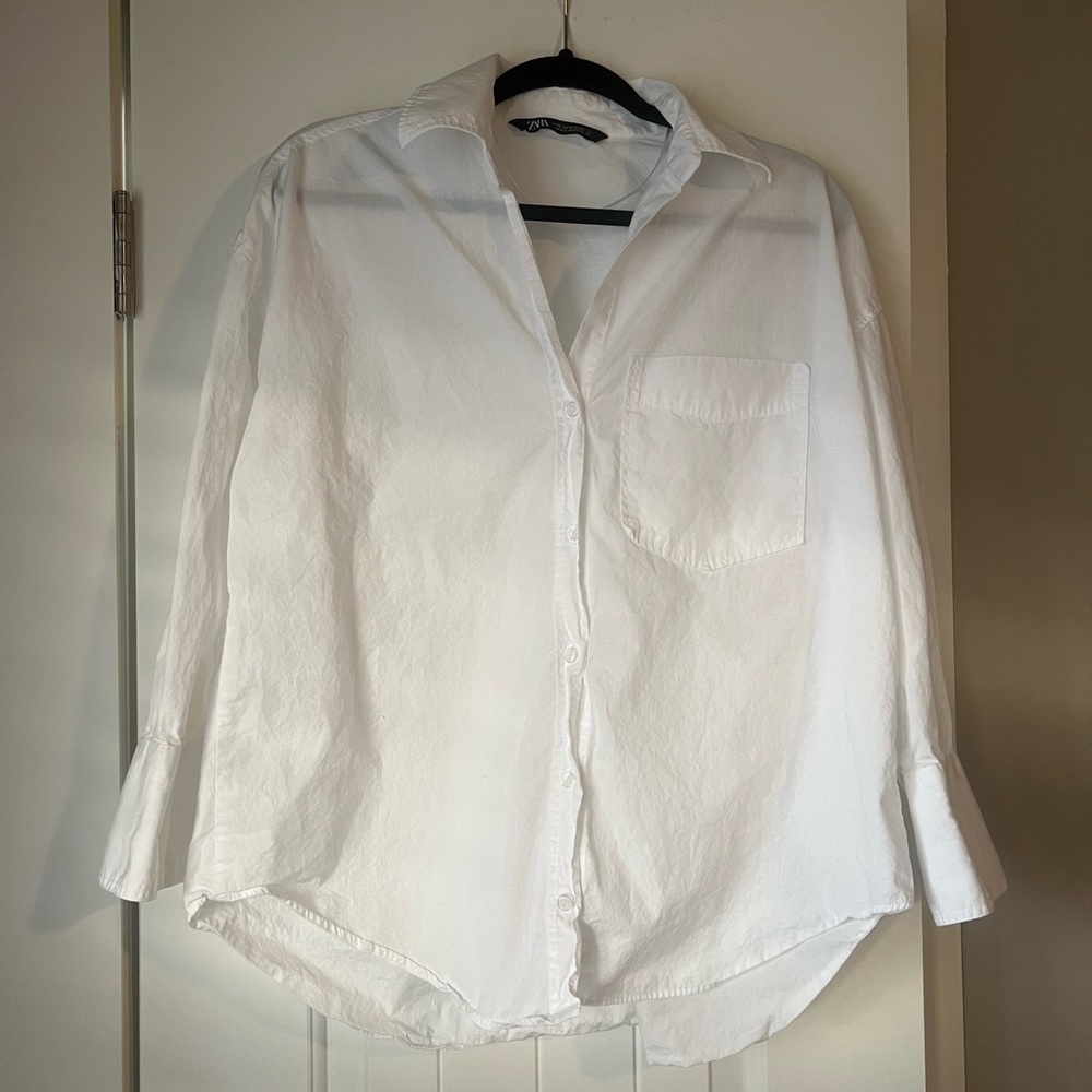 Zara poplin shirt
